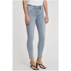 NWT PISTOLA Aline High Waist Raw Hem Skinny Jeans in Clifton Wash